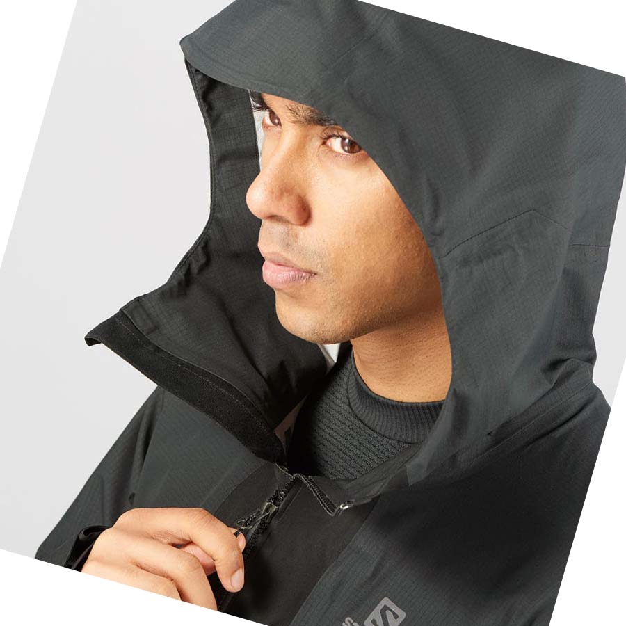 Chaquetas Salomon OUTLINE GORE-TEX HYBRID Hombre Negros | MX 3288AHK